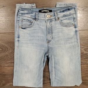 ❤EXPRESS REPREVE HIGH RISE SKINNY ANKLE JEANS, 00